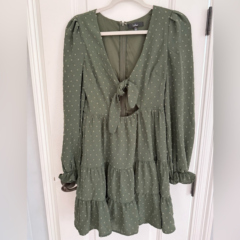 Lulu's Olive Green Mini Dress